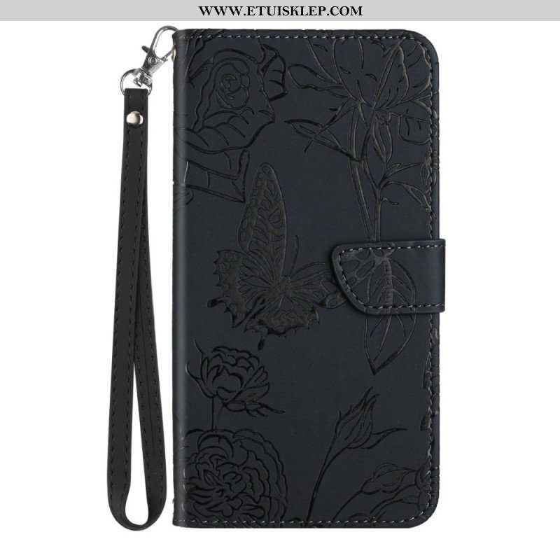 Etui Folio do Honor 90 Motyle I Smycz